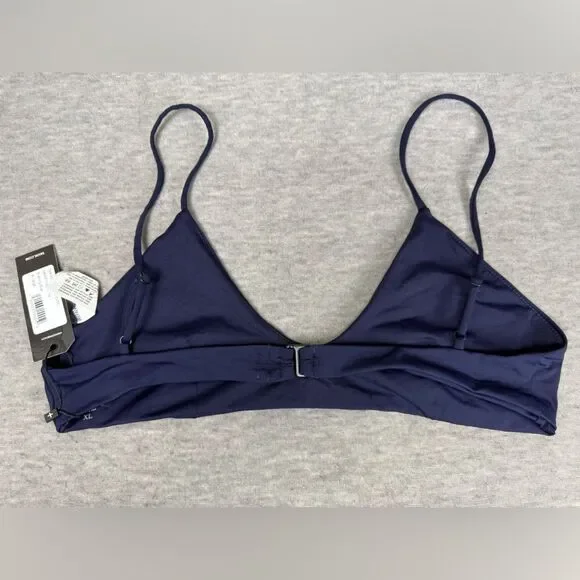 Tavik Nahla Triangle Bikini Top Women's XL Evening Blue Stretch Beach Swimwear - Picture 5 of 6